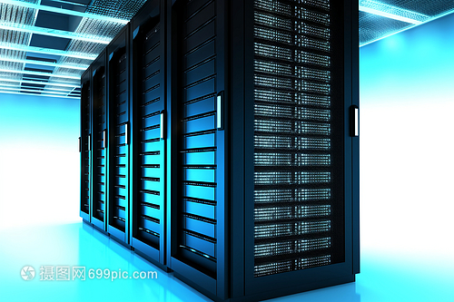 服務(wù)器房里的計(jì)算機(jī)與數(shù)據(jù)庫(kù)服務(wù) 數(shù)字化世界的守護(hù)者